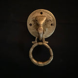 Elephant Brass Door knocker Hanging Home Decor - Crafts N Chisel - Indian Home Decor USA