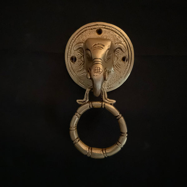 Elephant Brass Door knocker Hanging Home Decor - Crafts N Chisel - Indian Home Decor USA