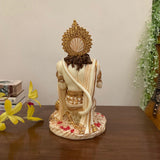Lord Hanuman Marble Dust and Resin Idol - Hindu God Statue - Decorative Murti - Crafts N Chisel - Indian Home Decor USA