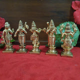 Lord Vishnu Dashavtar Brass Idols - Decorative Home Decor-Crafts N Chisel - Indian handicrafts home decor USA