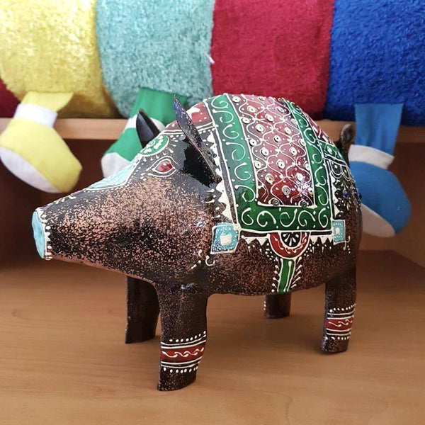 Piggy, Piggy Bank For Boys & Girls - Great Gift For Kids - Crafts N Chisel - Indian home decor - Online USA