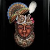 Shrinathji Nathdwara Art 3D Painting - Handpainted Wall Decor - Crafts N Chisel - Indian Home Decor USA