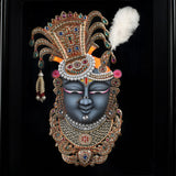 Shrinathji Nathdwara Art 3D Painting - Handpainted Wall Decor - Crafts N Chisel - Indian Home Decor USA