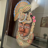 Shrinathji Nathdwara Art 3D Painting - Handpainted Wall Decor - Crafts N Chisel - Indian Home Decor USA