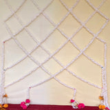 Veni With Yellow & Pink Hanging (Set of 10) - Festive Decoration Wall Hanging - Crafts N Chisel - Indian Home Decor USA
